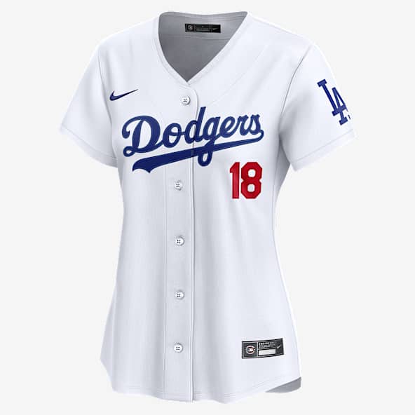 White Los Angeles Dodgers Tops and T-Shirts. Nike.com